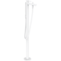 Смеситель для ванны Hansgrohe Finoris, напольный, матовый белый, 76445700