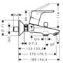 Смеситель для ванны Hansgrohe Focus, 31940000