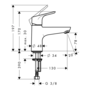 Смеситель для ванны Hansgrohe Focus Monotrou, 31931000
