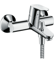 Смеситель для ванны Hansgrohe Focus, внешний монтаж, 2 режима, 31948000