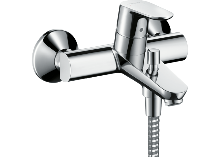 Смеситель для ванны Hansgrohe Focus, внешний монтаж, 2 режима, 31948000
