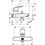 Смеситель для ванны Hansgrohe Logis, 71430000