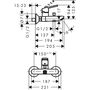 Смеситель для ванны Hansgrohe Logis Loop, 71244000