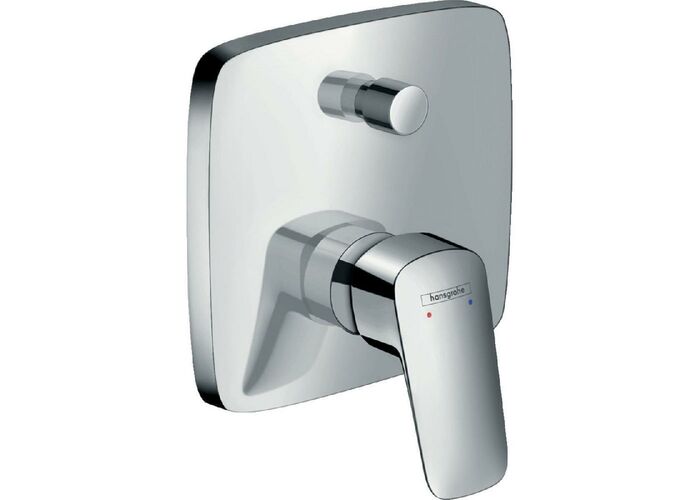Смеситель для ванны Hansgrohe Logis, со встроенной защитной комбинацией, 71407000