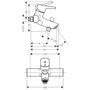 Смеситель для ванны Hansgrohe Talis E, 72401000