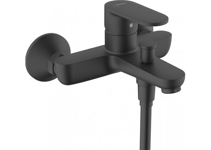 Смеситель для ванны Hansgrohe Vernis Blend, матовый черный, 71440670