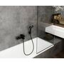 Смеситель для ванны Hansgrohe Vernis Blend, матовый черный, 71440670