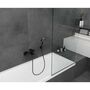 Смеситель для ванны Hansgrohe Vernis Shape, матовый черный, 71450670