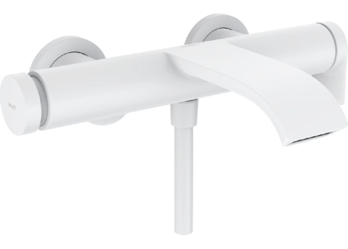Смеситель для ванны Hansgrohe Vivenis, матовый белый, 75420700
