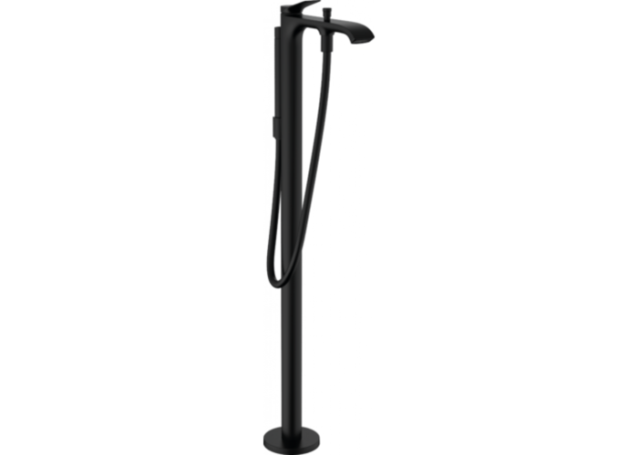 Смеситель для ванны Hansgrohe Vivenis, напольный, черный матовый, 75445670