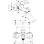 Смеситель для ванны Hansgrohe Тalis S, 72400000
