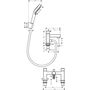 Смеситель на борт ванны Hansgrohe Vernis Shape, черный матовый, 71462670