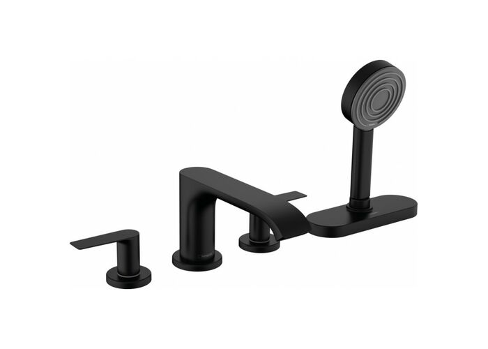 Смеситель на борт ванны Hansgrohe Vivenis, sBox, черный матовый, 75444670