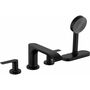 Смеситель на борт ванны Hansgrohe Vivenis, sBox, черный матовый, 75444670