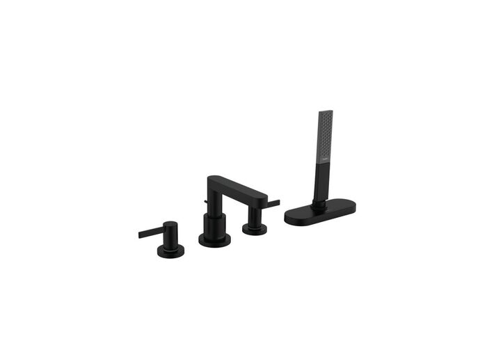Смеситель на край ванны Hansgrohe Finoris, sBox, черный матовый, 76444670