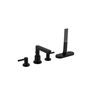Смеситель на край ванны Hansgrohe Finoris, sBox, черный матовый, 76444670