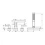 Смеситель на край ванны Hansgrohe Finoris, sBox, черный матовый, 76444670