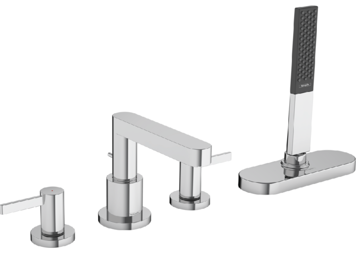 Смеситель на край ванны Hansgrohe Finoris, sBox, хром, 76444000
