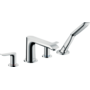 Смеситель на край ванны Hansgrohe Metris, 4 отверстия, 31442000