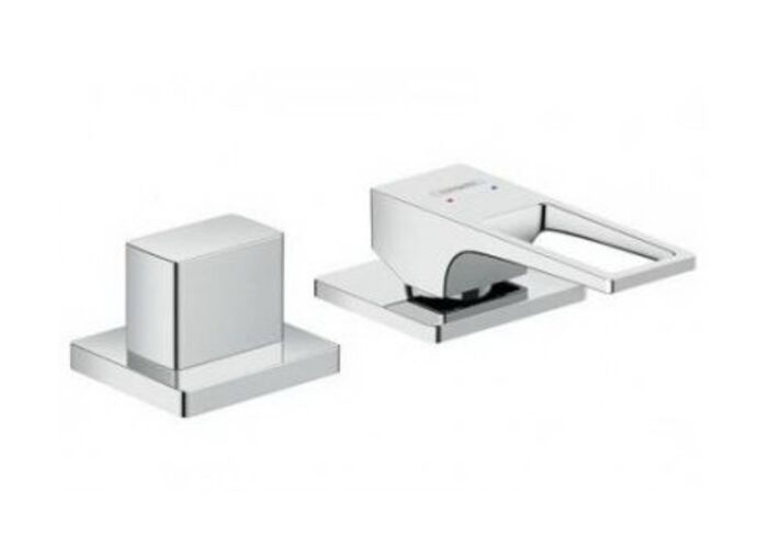 Смеситель на край ванны Hansgrohe Metropol, 2 отверстия, 74548000