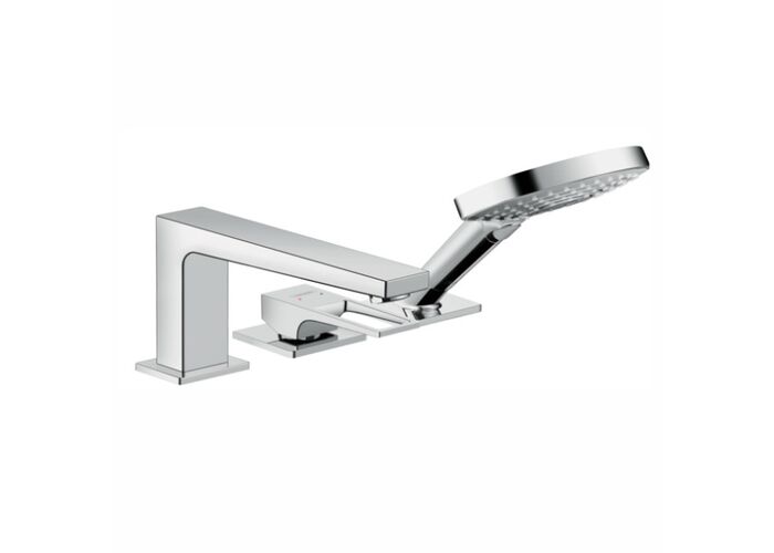 Смеситель на край ванны Hansgrohe Metropol, 3 отверстия, 74551000
