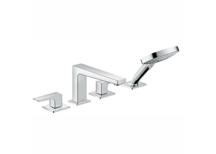 Смеситель на край ванны Hansgrohe Metropol, 4 отверстия, 32553000