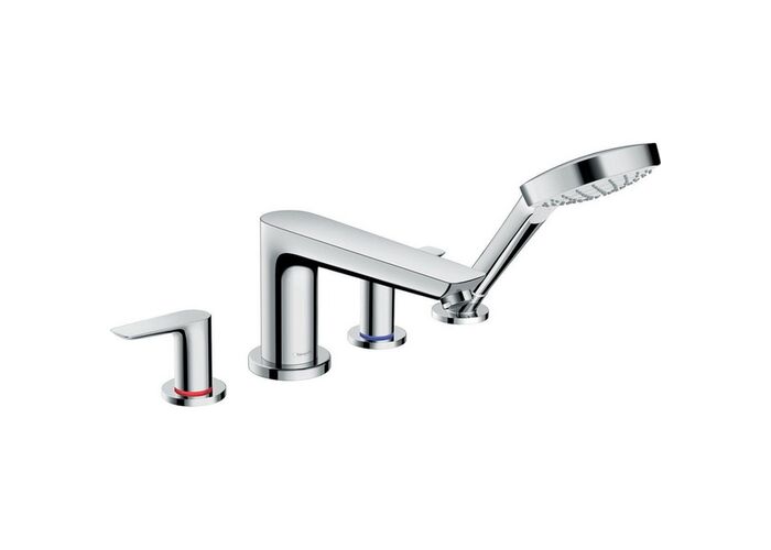 Смеситель на край ванны Hansgrohe Talis E, 4 отверстия, 71748000