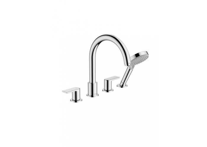Смеситель на край ванны Hansgrohe Vernis Shape, 4 отверстия, 71459000