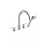 Смеситель на край ванны Hansgrohe Vernis Shape, 4 отверстия, 71459000