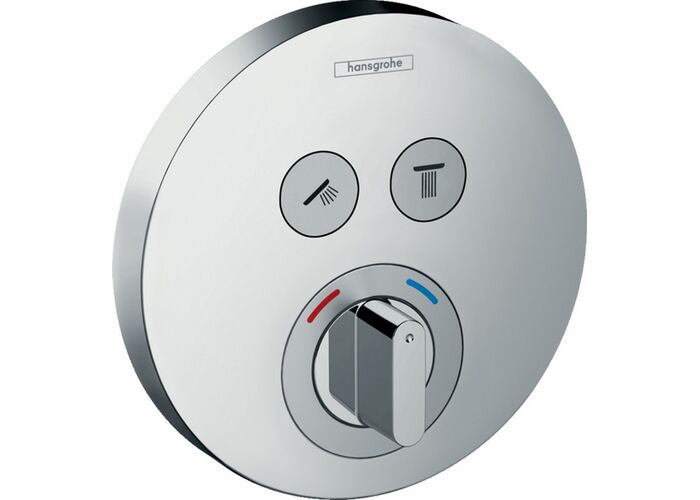 Смеситель скрытого монтажа Hansgrohe ShowerSelect, 2 потребителя, 15748000