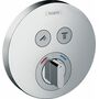 Смеситель скрытого монтажа Hansgrohe ShowerSelect, 2 потребителя, 15748000