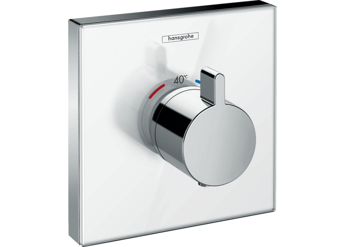 Термостат для душа Hansgrohe ShowerSelect Highflow, стеклянный, 15734400
