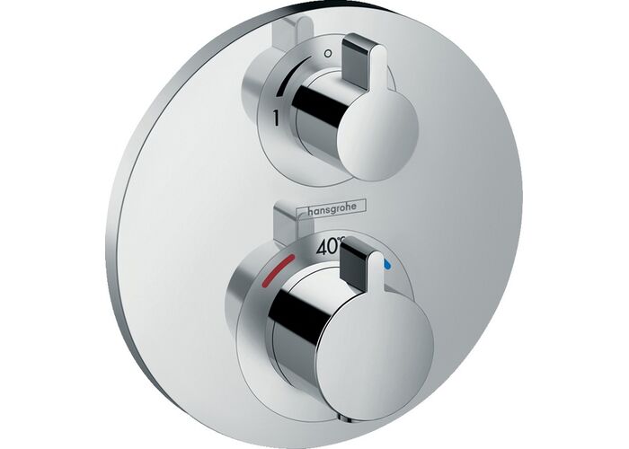 Термостат с запорным вентилем Hansgrohe Ecostat S, 15757000