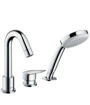 Врезной смеситель для ванны Hansgrohe Logis, 3 отверстия, 71313000