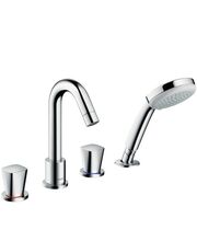 Врезной смеситель для ванны Hansgrohe Logis, 4 отверстия, 71314000