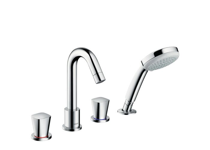 Врезной смеситель для ванны Hansgrohe Logis, 4 отверстия, 71314000