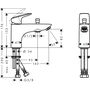 Врезной смеситель для ванны Hansgrohe Logis, 71312000