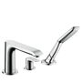 Врезной смеситель для ванны Hansgrohe Metris, 4 отверстия, 31190000