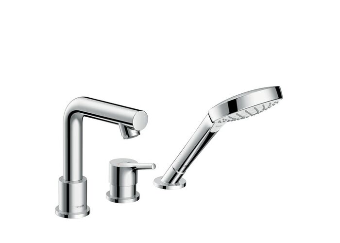 Врезной смеситель для ванны Hansgrohe Тalis S, 3 отверстия, 72417000