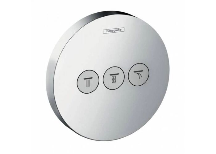 Запорный вентиль Hansgrohe ShowerSelect S, 3 потребителя, 15745000