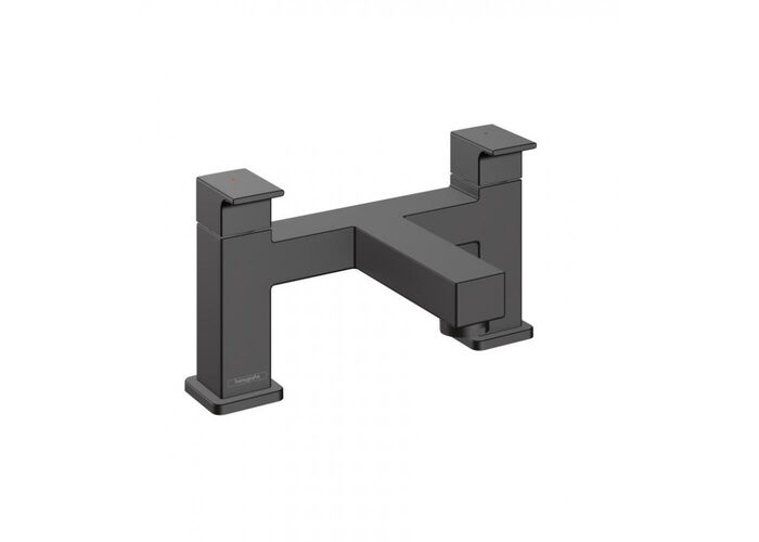 Смеcитель для ванны на Hansgrohe Vernis Shape, 2 отверстия, черный матовый, 71452670