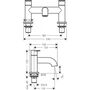 Смеситель для ванны Hansgrohe Vernis Blend, 2 отверстия, хром, 71442000