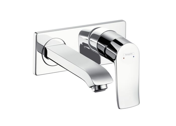 Смеситель настенный для умывальника Hansgrohe Metris, 31085000