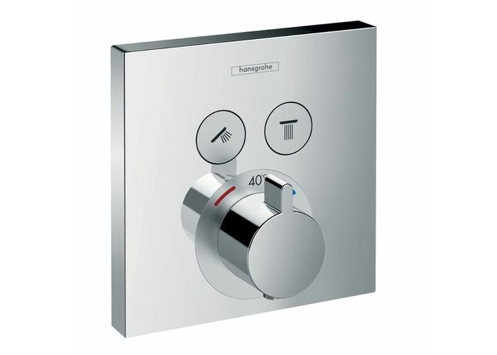 Панель скрытого смесителя с термостатом Hansgrohe Select, 15763000