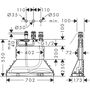 Скрытая часть врезного смесителя для ванны Hansgrohe, 13437180