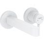 Смеситель Hansgrohe Finoris, настенный, с изливом 165 мм, матовый белый, 76051700