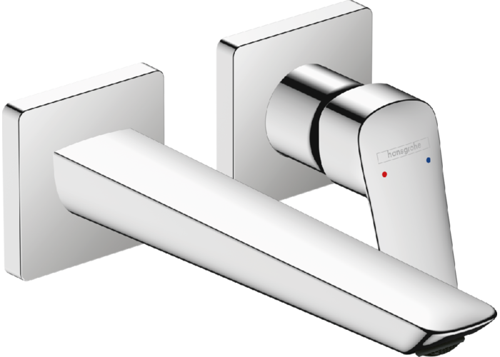Смеситель для раковины Hansgrohe Logis Fine, настенный, 71256000