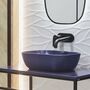 Смеситель для раковины Hansgrohe Vernis Blend, настенный, излив 20,4 см, матовый черный, 71576670