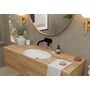 Смеситель для раковины Hansgrohe Vernis Blend, настенный, излив 20,4 см, матовый черный, 71576670