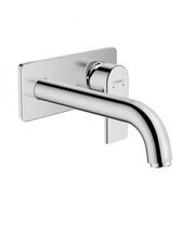 Смеситель для раковиныHansgrohe Vernis Shape, настенный, излив 20,4 см, хром, 71578000